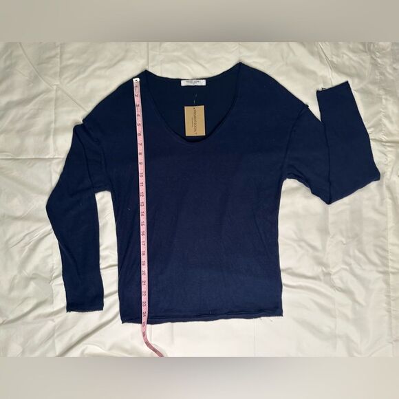 Project Social T Canyon Cozy Long Sleeve Top Pullover Modal V-Neck Sweater Small - Picture 10 of 13